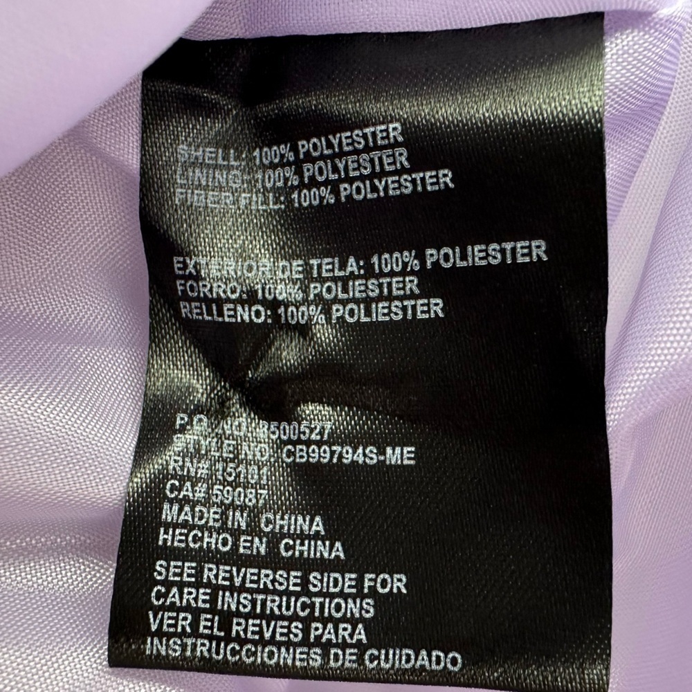 CELEBRITY PINK women’s XL purple lavender puffer jacket NWT Macy’s exclu… - Picture 6 of 13